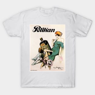 Germany PELIKAN INK Art Deco Style Wall Art Vintage Advertisement 1921 T-Shirt